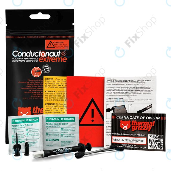 Flüssigmetall 1g, Thermal Grizzly Conductonaut