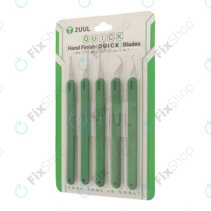 2UUL DA22 Quick Change 5in1 - Präzisionsklingen-Set zum Entfernen von Chips und Kleber