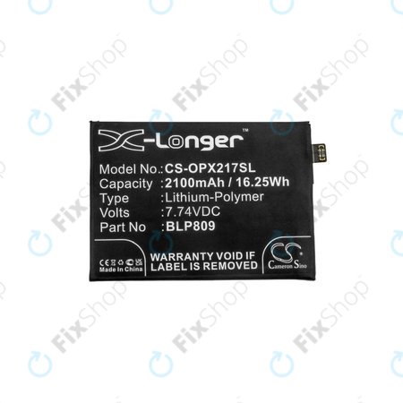 Realme Q2 Pro RMX2173, GT Master 5G RMX3363 - Akku Batterie BLP809 2100mAh HQ