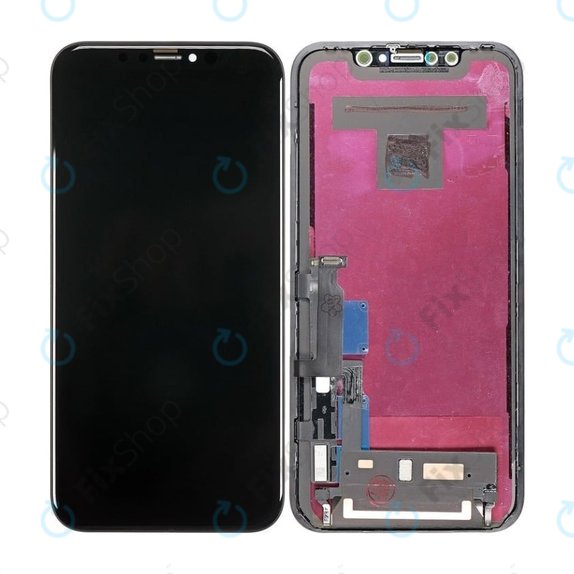 Apple iPhone XR - LCD Display + Touchscreen Front Glas + Rahmen In-Cell FixPremium