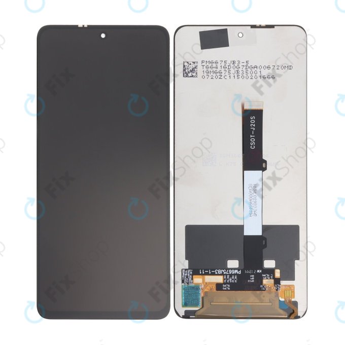 Xiaomi Redmi Note 9 Pro 5G M2007J17C - LCD Display + Touchscreen Front Glas TFT