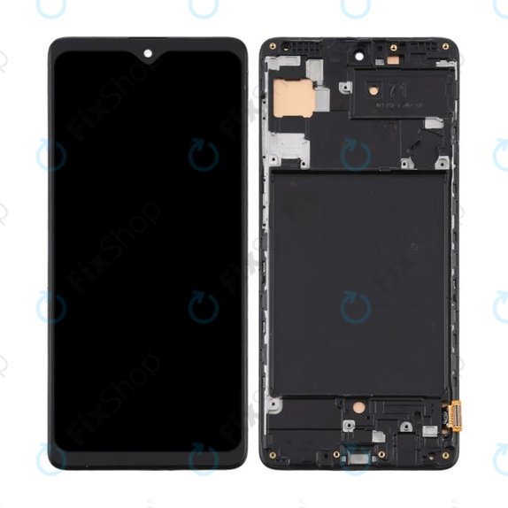 Samsung Galaxy A71 A715F - LCD Display + Touchscreen Front Glas + Rahmen TFT