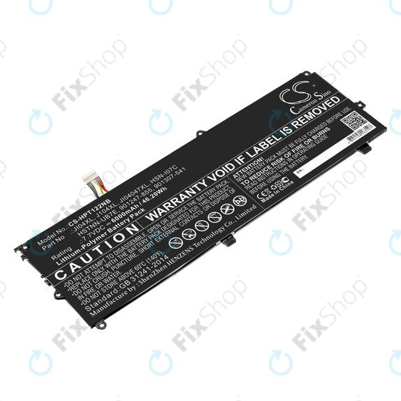 Akku batterie für HP Elite X2 1012 G2, 6000mAh, Li-Pol, 7.7V, JI04XL, HQ