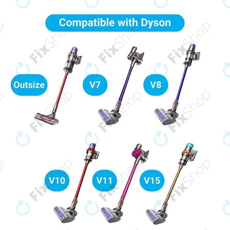 Dyson V-series, Outsize - Bodendüse - Doppelrollenkopf