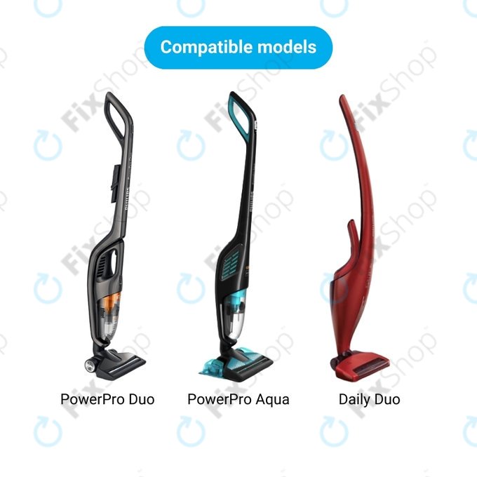 Philips PowerPro Duo, Aqua, Daily Duo - Akku Batterie 69-2008-009-223 Li-Ion 18V 2000mAh HQ