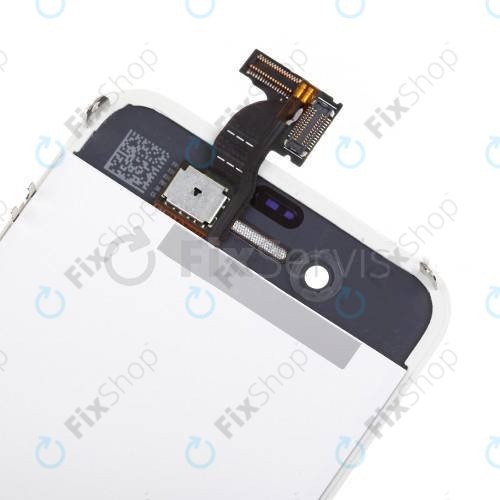 Apple iPhone 4 - LCD Display + Touchscreen Front Glas + Rahmen (White) TFT