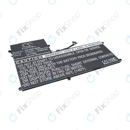 Batterie für HP Elitepad 1000, Elitepad 1000 G2, Ultrabook Ao02xl Series, 4150mAh, Li-Pol, 7.4V, AO02XL, HQ