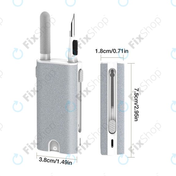 Multifunktionales Telefon- und Kopfhörer-Reinigungsbürsten-Set 5in1