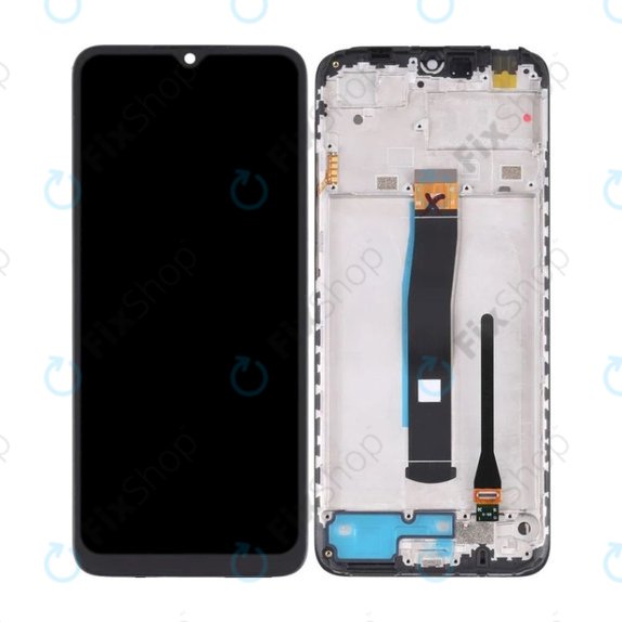 Xiaomi Redmi 10C, Poco C40 - LCD Display + Touchscreen Front Glas + Rahmen TFT