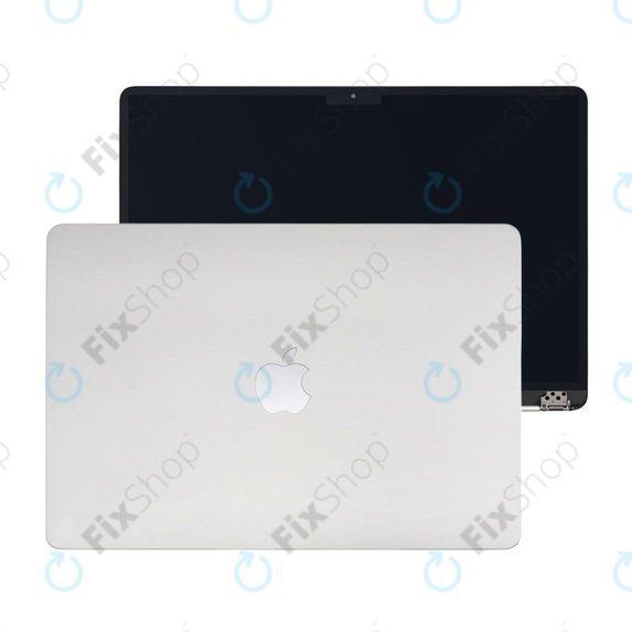LCD-Display für MacBook Air 15", A3114 (2024), mit Frontglas und Deckel, Silver, 661-40256, Genuine Apple