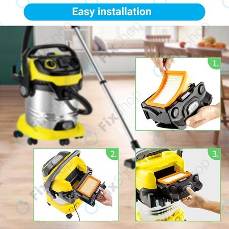 Kärcher WD-series, MV-series, KWD-series - Flach Staubfilter