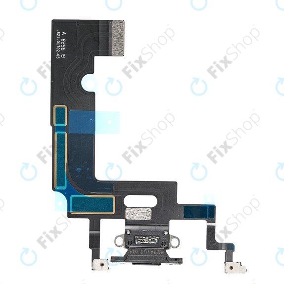 Apple iPhone XR - Ladestecker Ladebuchse + Flex Kabel (Black)