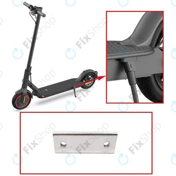 Xiaomi Mi Electric Scooter 2 M365, Pro, Pro 2 - Metallplatte mit Gewinde - C002370004400 Genuine Service Pack