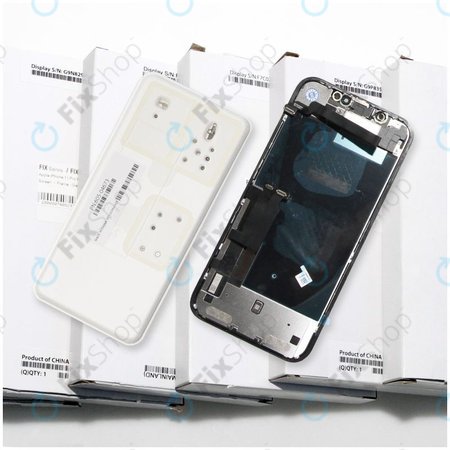 Apple iPhone 11 Pro Max - LCD Display + Touchscreen Front Glas + Rahmen - 661-14099 Genuine Service Pack