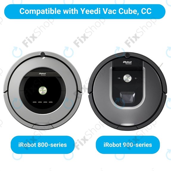 Ersatzteilset für iRobot Roomba 800, 900-series (1 Paar Hauptbürsten, 2x Filter, 2x Seitenbürste)