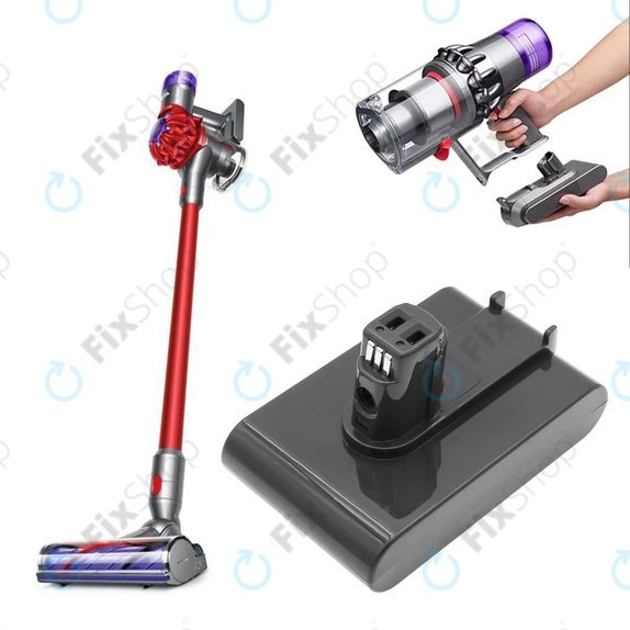 Akku batterie für Dyson DC31, DC34, DC35, DC44, 1500mAh, Li-Ion, 22.2V, 17083-2811, HQ