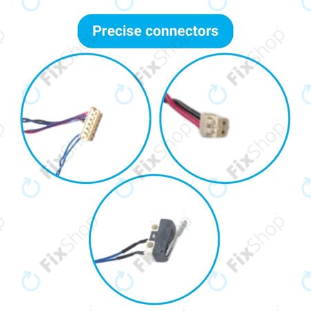 Ecovacs Deebot N-series, T-series, Ozmo-series - Rad mit Motor (Links)