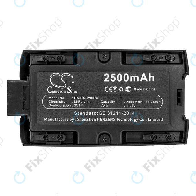 Akku batterie für Parrot Bebop 2, Parrot Bebop 2 Pro, 2500mAh, Li-Pol, 11.1V, HQ