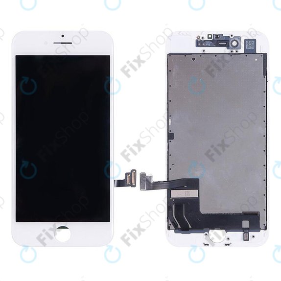 Apple iPhone 7 - LCD Display + Touchscreen Front Glas + Rahmen (White) Refurbished