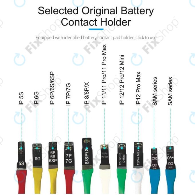 SunShine SS-905A Stromversorgungskabel-Set (iPhone 5S - 12 Pro Max, Samsung)