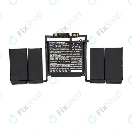 Apple MacBook Pro 13" A1706 (Early 2016 - Late 2017) - Akku Batterie A1819 4300mAh HQ