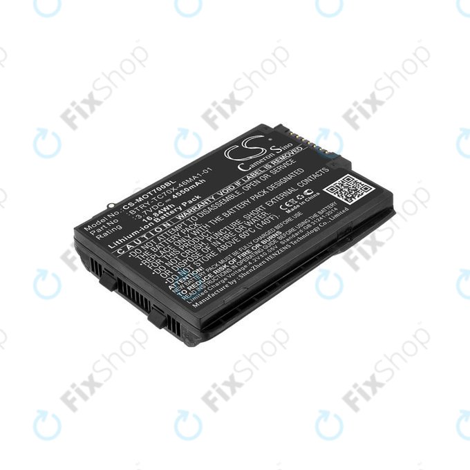 Batterie für Motorola TC70, Motorola TC75, 4550mAh, Li-Ion, 3.7V, 82-171249-01, HQ