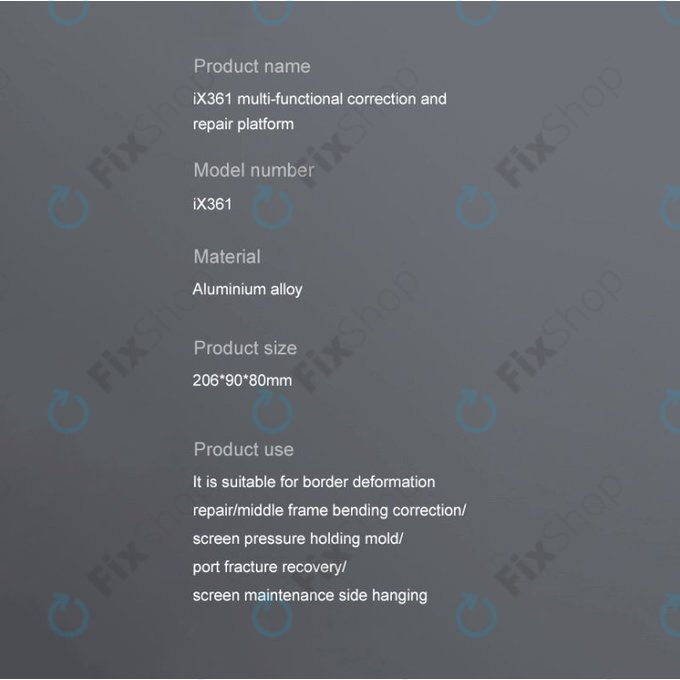 iFixes iX361 - multifunktionale Plattform zum Richten rámů