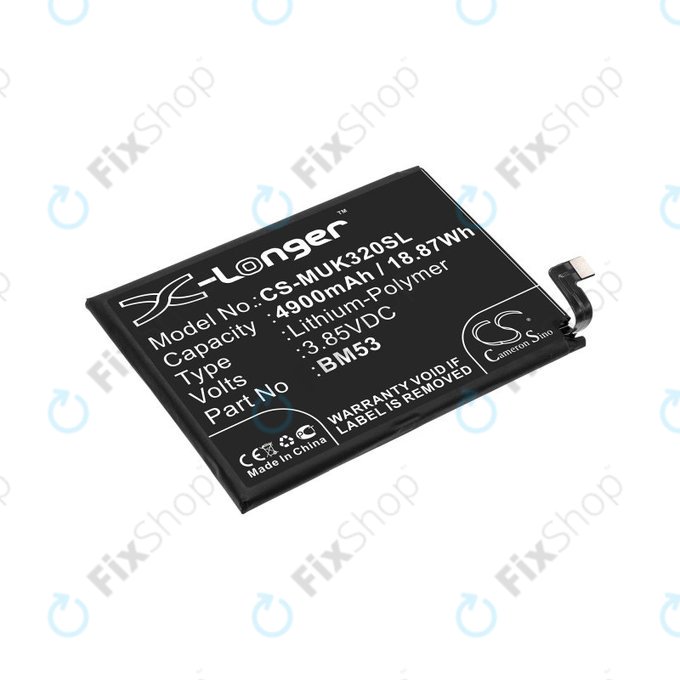 Xiaomi Mi 10T 5G, Mi 10T Pro 5G - Akku Batterie BM53 4900mAh HQ