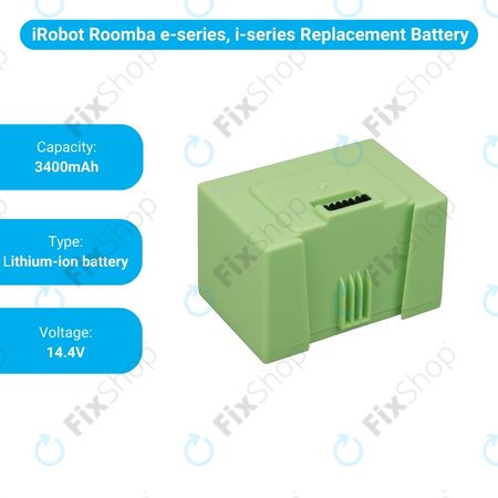 iRobot Roomba e-series, i-series - Akku Batterie ABL-D1, 4624864, ABL-D2 Li-Ion 14.4V 3400mAh