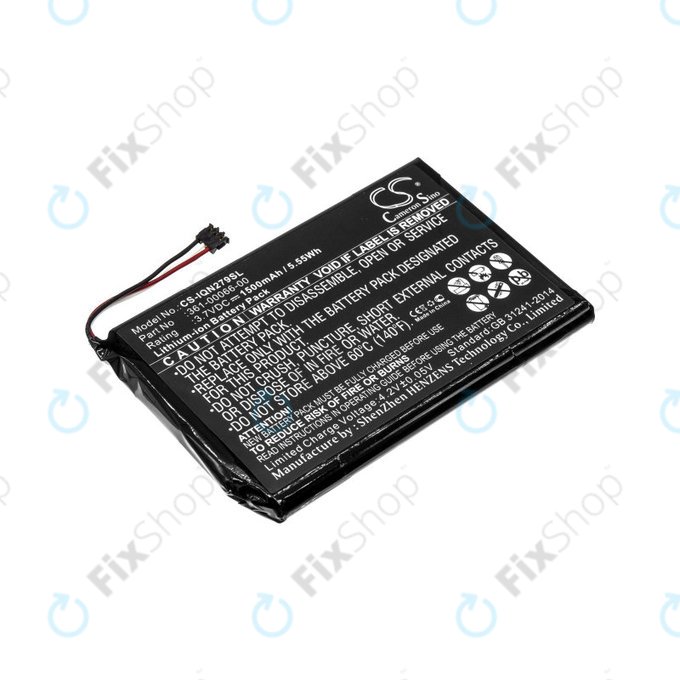 Batterie für Garmin Nüvi 2757, 1500mAh, Li-Ion, 3.7V, 361-00066-00, HQ