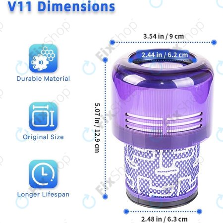 Dyson V11, V15 - Staubfilter