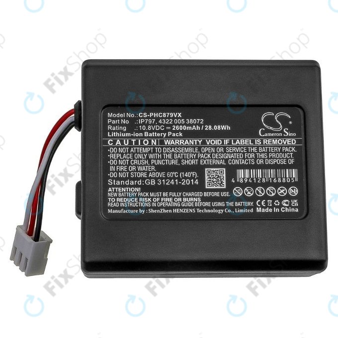 Philips SmartPro Easy - Akku Batterie IP797, 4322 005 38072 Li-Ion 10.8V 2600mAh HQ