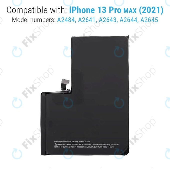 Apple iPhone 13 Pro Max - Akku Batterie A2653 4352mAh Service Pack