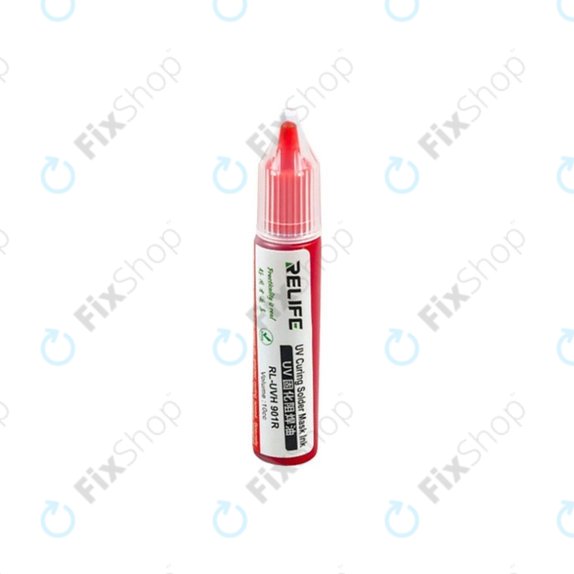 Relife RL-UVH901R - UV-härtbare Lötmaske - 10ml (Rot)