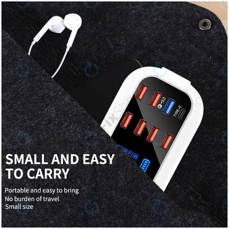 Asometech Modell E - USB-Service-Ladestation mit USB 3.0 und USB-C