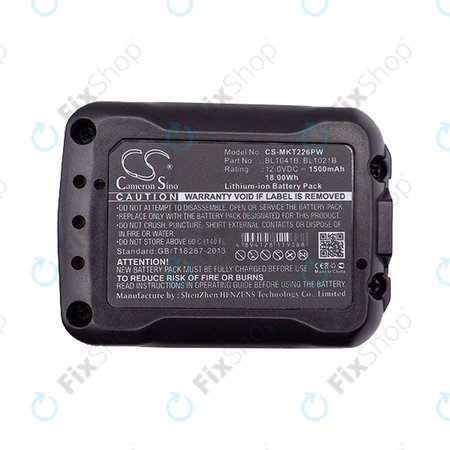 Makita CXT, C, D, F, H, J, P, R, S, T-series - Akku Batterie BL10xx Li-Ion 1500mAh HQ