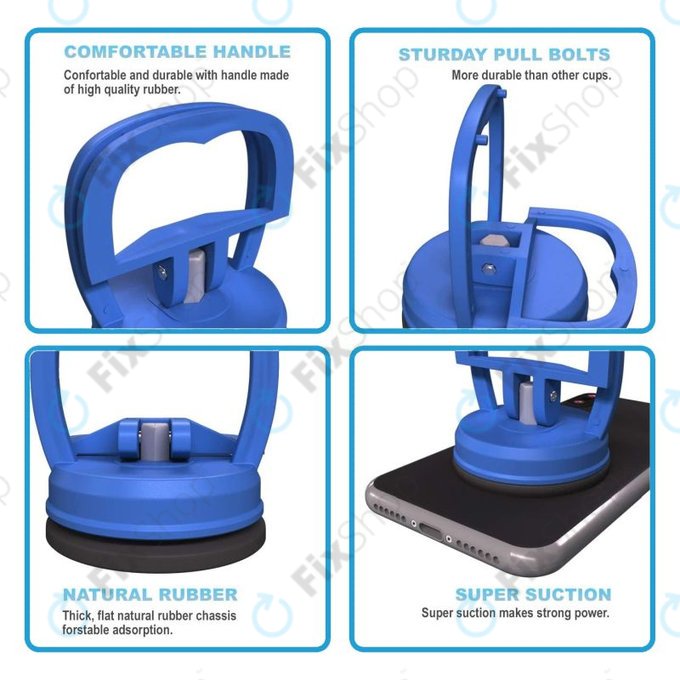 Fester Saugnapf zum Öffnen von Geräten