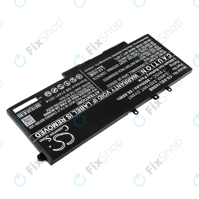 Akku batterie für Dell Latitude 14 5490, Latitude 14 5491, 8800mAh, Li-Ion, 7.6V, 00JWGP, HQ