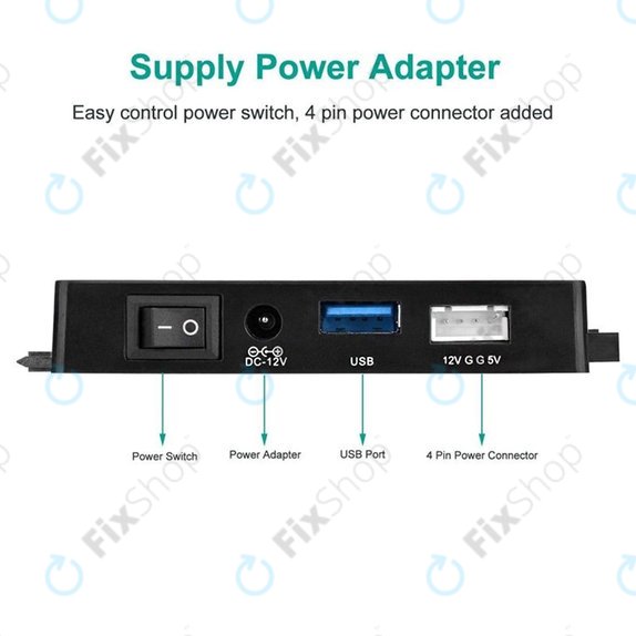 USB 3.0 auf SATA / IDE Adapter für 2.5" und 3.5" HDD/SSD und optische Laufwerke