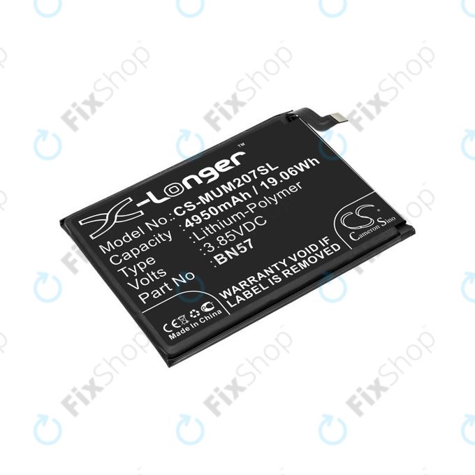 Xiaomi Poco X3 NFC, X3 Pro - Akku Batterie BN57 4950mAh HQ