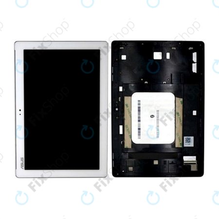 Asus ZenPad 10 Z300C, Z300CT, Z300CX, ZD300C - LCD Display + Touchscreen Front Glas + Rahmen (White)