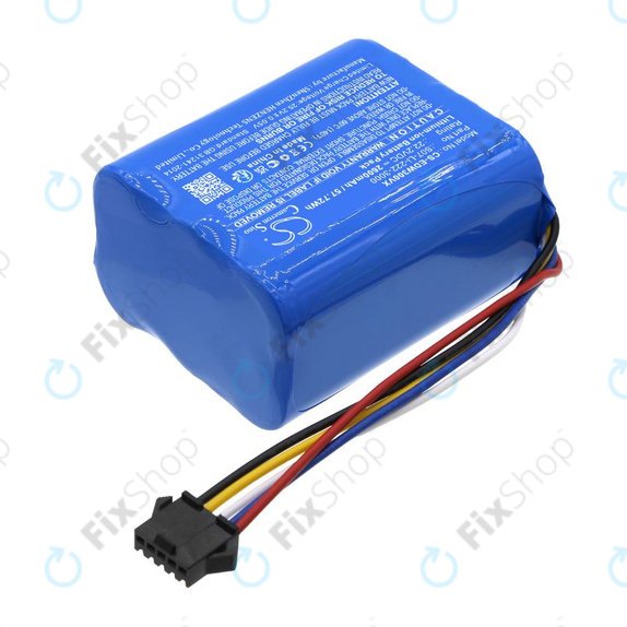 Akku batterie für Ecovacs Winbot X, WA30, WA50, 2600mAh, Li-Ion, 22.2V, S07-Li-222-3000, HQ