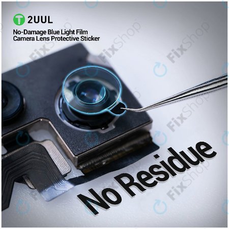 Kamera-Linsenschutzaufkleber (Blaulichtfilter), 2UUL DA33, 500 Stk./Packung