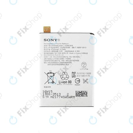Sony Xperia X Performance F8131, F8132 - Akku Batterie LIP1624ERPC 2700mAh - 1300-3513 Genuine Service Pack