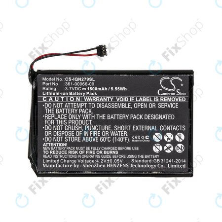 Batterie für Garmin Nüvi 2757, 1500mAh, Li-Ion, 3.7V, 361-00066-00, HQ