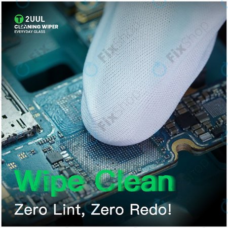 Glas-Reinigungstücher, fusselfrei, 2UUL CL05, 4x100 Stk./Box