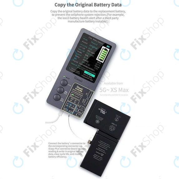 QianLi iCopy Plus 2.2 - True Tone, Lichtsensor, Vibrationsprogrammierer & Batterietester (iPhone 7 - 11 Pro Max)