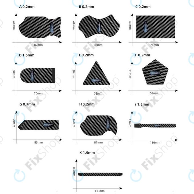 iFixes - Ultradünnes Öffnungswerkzeug aus Carbon E
