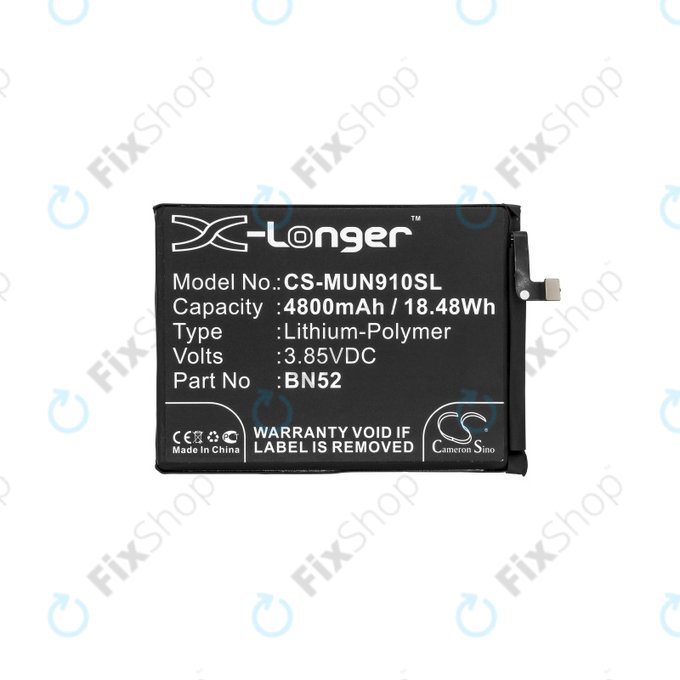 Xiaomi Redmi Note 9 Pro - Akku Batterie BN52 4800mAh HQ