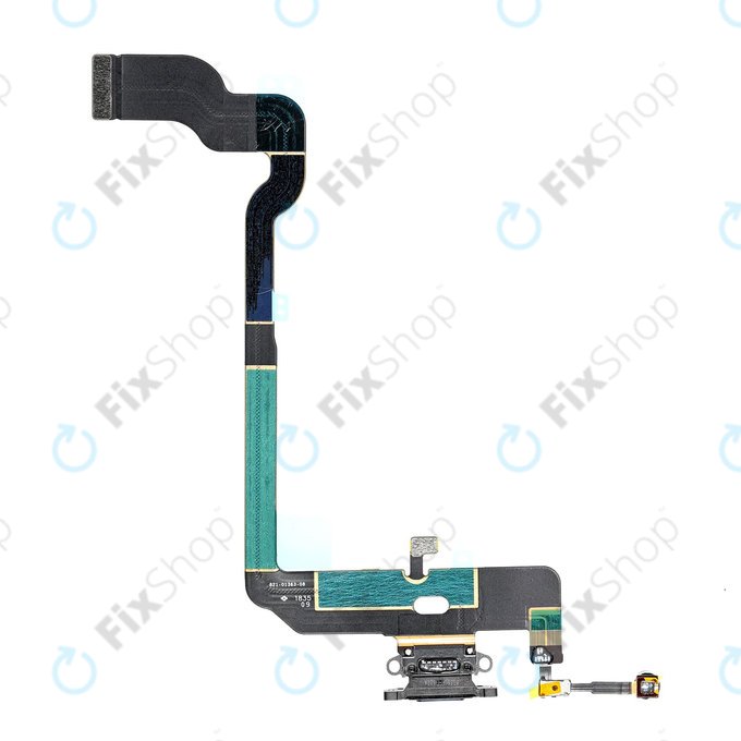 Apple iPhone XS - Ladestecker Ladebuchse + Flex Kabel (Space Gray)